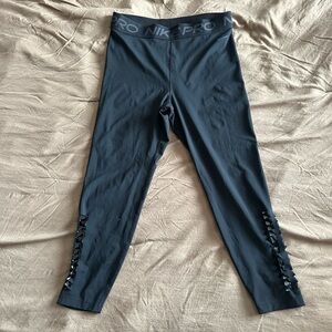 Charcoal Leggings with Side Detail